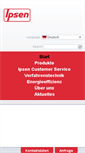 Mobile Screenshot of ipsen.de