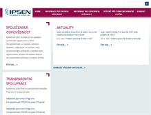 Tablet Screenshot of ipsen.cz
